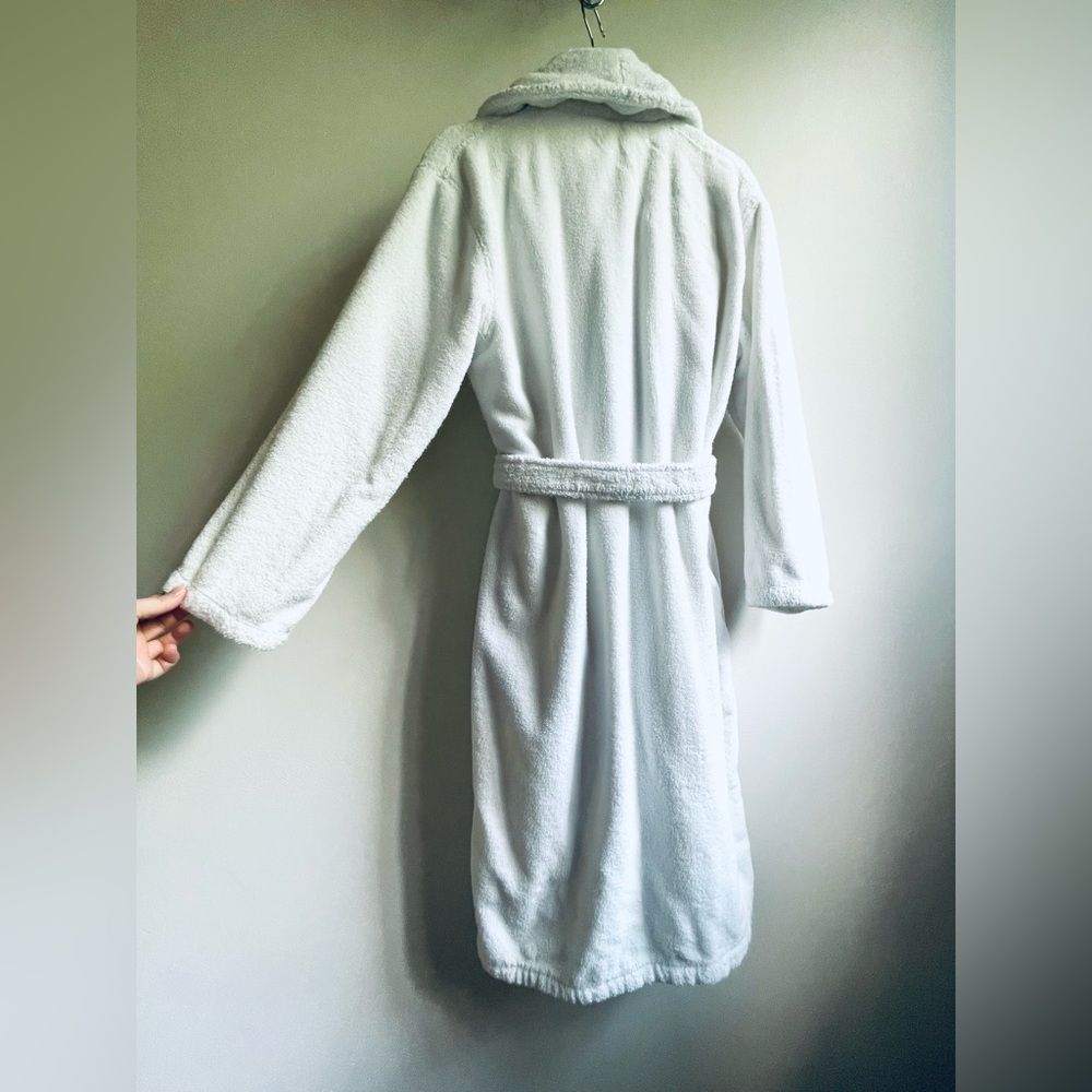 Luxurious Quince Organic Turkish Cotton Bath Robe in White size Large UNISEX - Picture 5 of 7